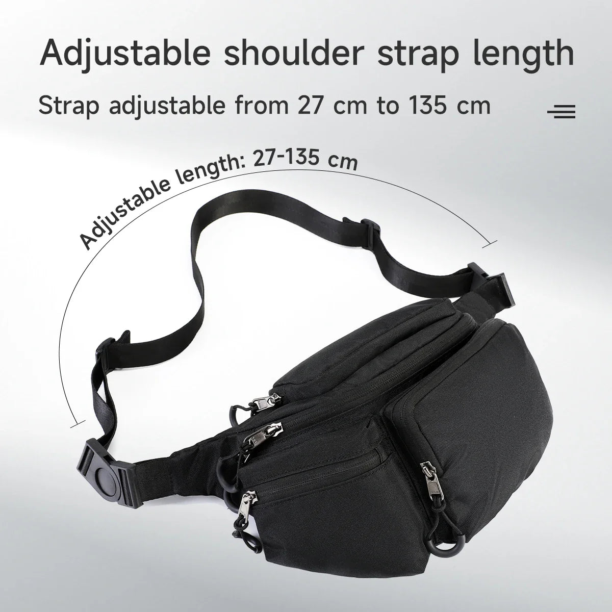 Men Chest Sling Bag with Waterproof Tactical Crossbody