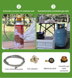 Camping Stove 9-Core High-Power Gas Burner