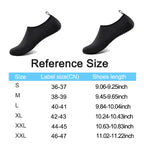 Swimming Black Shoes Quick-Dry Anti-Slip Unisex (Shoe Size: 40-41)