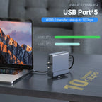 USB-C Docking Station 15-in-1 Triple Monitor Hub
