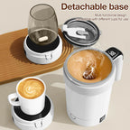 Magnetic Self Stirring Stainless Steel Coffee Mixing Cup