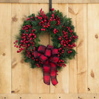 Best Christmas Wreath with Red Berry Bow for Door Hanging | Buy Online at Furniture Things Australia