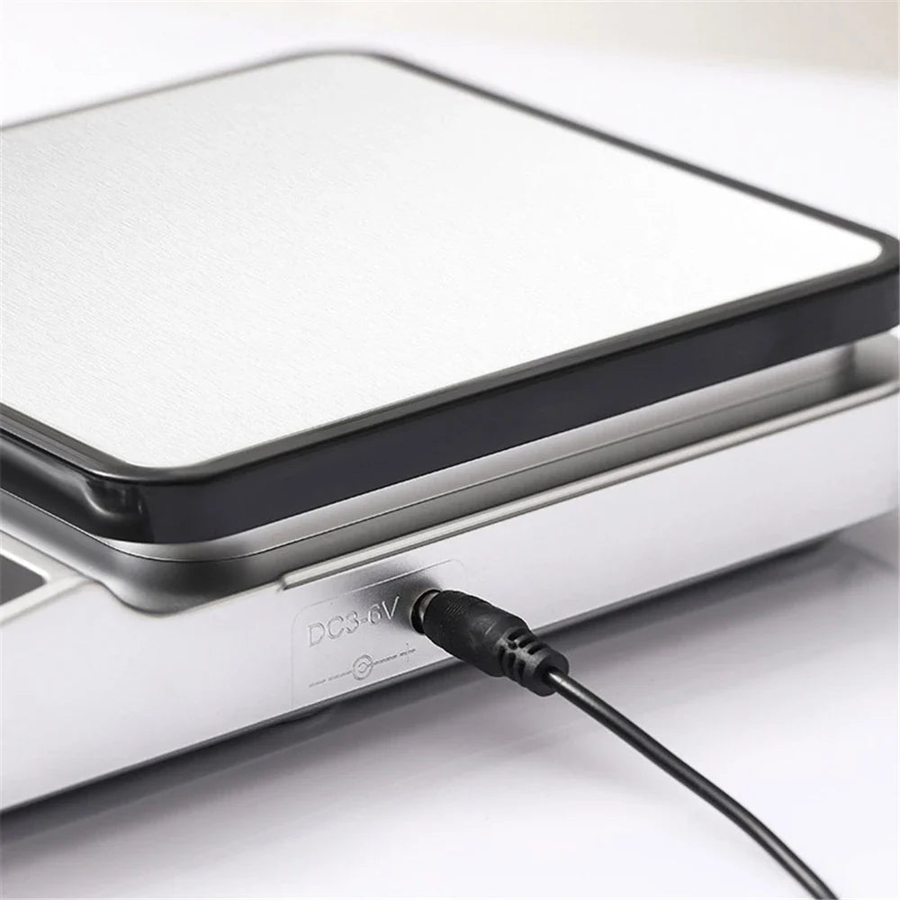 Digital Kitchen Scale with Precision USB Rechargeable Waterproof