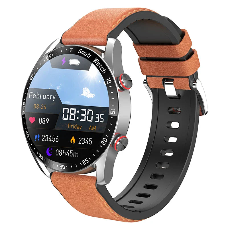 Smart Watch with Fitness Tracker (Shiny Black)