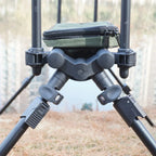 Fishing Rod Pod with Adjustable Triple Holder