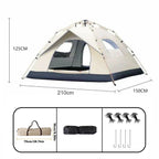 Automatic Camping Tent with 4 Person Rainproof