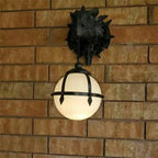 Dragon Lantern Industrial Resin Hanging LED Lamp