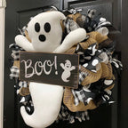 Halloween Wreath Ghost Doll Indoor Decoration