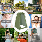 Outdoor Privacy Shower Tent with Waterproof UV Protection