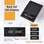 Digital Kitchen Scale with High Precision Coffee Timer