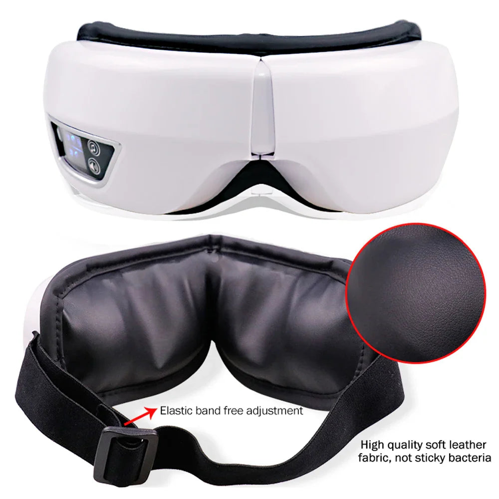 Eye Massager with 6D Smart Vibration Airbag Bluetooth