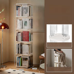 Bookshelf Rotating 360° Transparent Storage