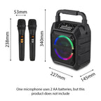 Wireless Karaoke System with Speaker & Microphone Set