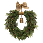 Christmas Wreath Bells Garland Holiday Decoration
