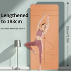 Yoga Mat Non Slip TPE with Carry Strap and Bag
