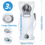 Water Bladder with Hydration Backpack 3L PEVA Reservoir
