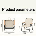 Outdoor Portable Aluminum Folding Chair