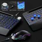 RGB Wireless Rechargeable Keyboard Mouse Combo