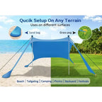 Beach Canopy Tent (BLUE)