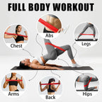 5-Level Resistance Workout Bands Set (Black)