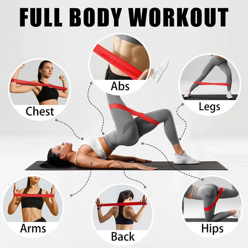 5-Level Resistance Workout Bands Set (Black)