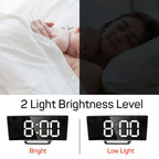 Digital LED Alarm Clock (Black)