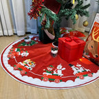 Christmas Tree Skirt Polyester Festive Decoration