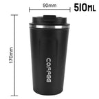 Stainless Steel Coffee mug (Black)