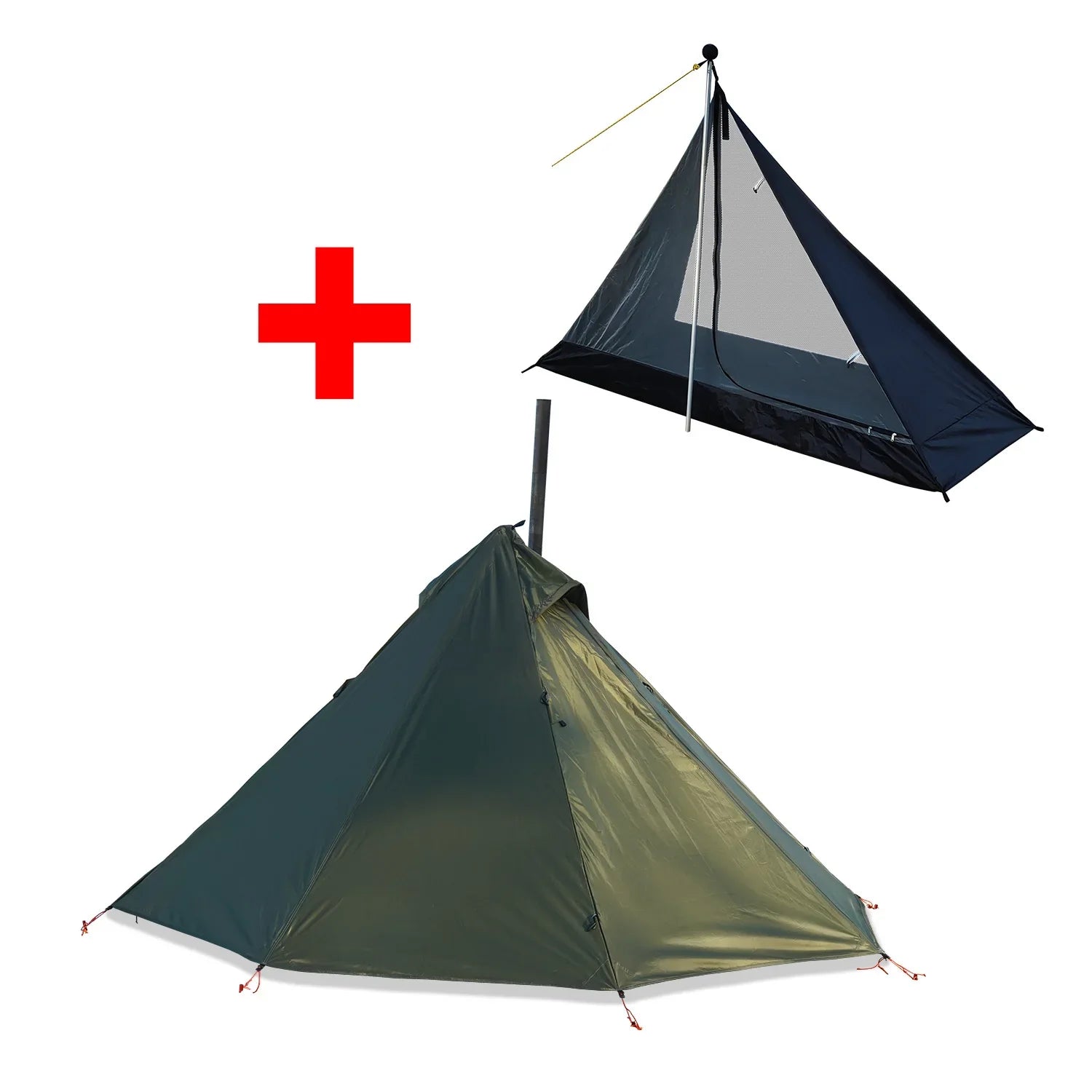 Outdoor Camping Tent with Pyramid Ultralight (1 Person)