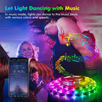 LED Strip Lights RGB Bluetooth Remote USB Flexible Ribbon