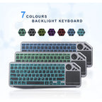 Rechargeable Wireless Bluetooth Keyboard with Touchpad & Backlight