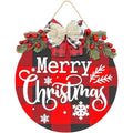 Best Christmas Wreath Wooden Rustic Buffalo Plaid | Buy Online at Furniture Things Australia