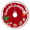 Christmas Tree Skirt Polyester Festive Decoration