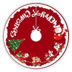 Christmas Tree Skirt Polyester Festive Decoration