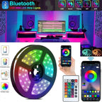 LED Strip Lights RGB Bluetooth Remote USB Flexible Ribbon