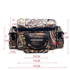 Fishing Bag Waterproof Nylon Large Capacity Shoulder Tackle