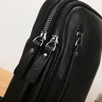 Chest Bag Genuine with Cowhide Leather Small