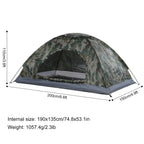 Camping Tent Ultralight with Single UPF30+