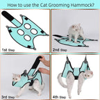 Cat Dog Grooming Hammock Helper Restraint