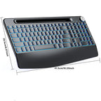 RGB Wireless Rechargeable Keyboard Mouse Combo