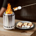 Portable Firewood Stainless Steel Camping Burner