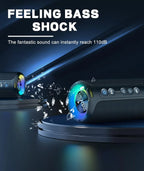 Bluetooth Speaker with Portable Wireless Bass