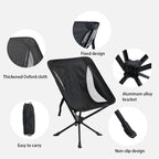 Rotating Camping Moon Seat 360°