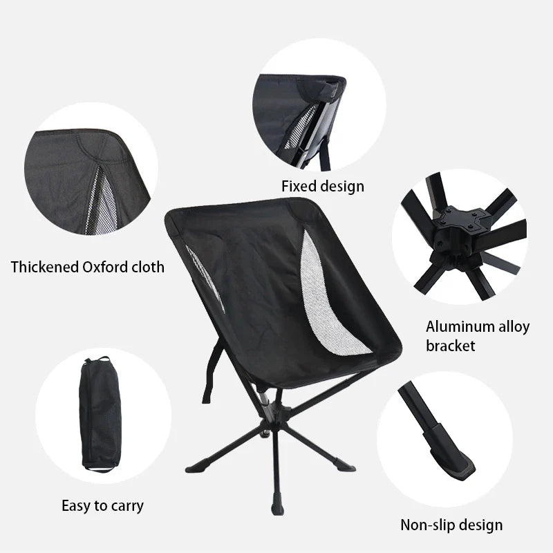 Rotating Camping Moon Seat 360°