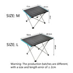 Camping Table Folding Aluminum Portable Outdoor Picnic Desk