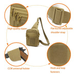 Carry On Tactical Pistol Holster Chest Bag