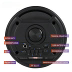 Portable Wireless Bluetooth Subwoofer Speaker Soundbar with LED lights & Karaoke