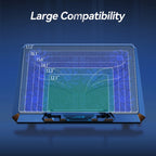Laptop Cooling Pad 12 Fans Adjustable Stand