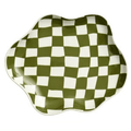 Best Ceramic Plate Nordic Chessboard Black White Tray | Buy Online at Furniture Things Australia