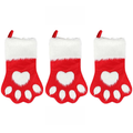 Christmas Dog Paw Stocking